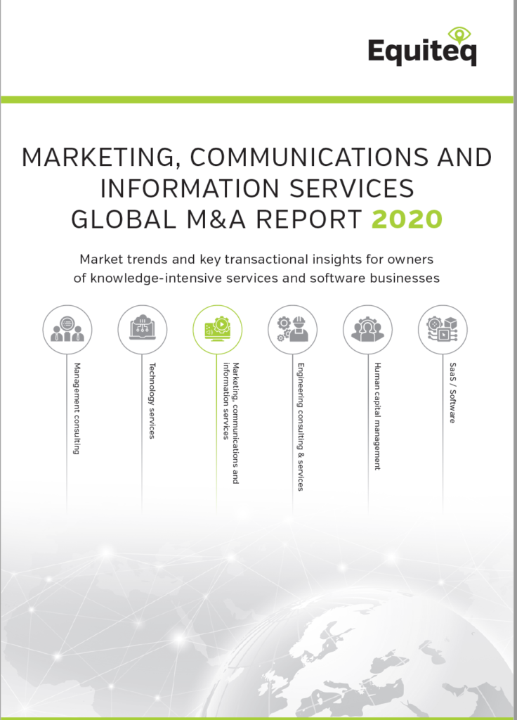 Marketing, Communications and Information Services Global M&A Report