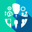 The icon for human capital consulting should visually represent the multifaceted aspects of the field incorporating elements that symbolize organizational development leadership training human capital management HCM and recruitment This could include-1
