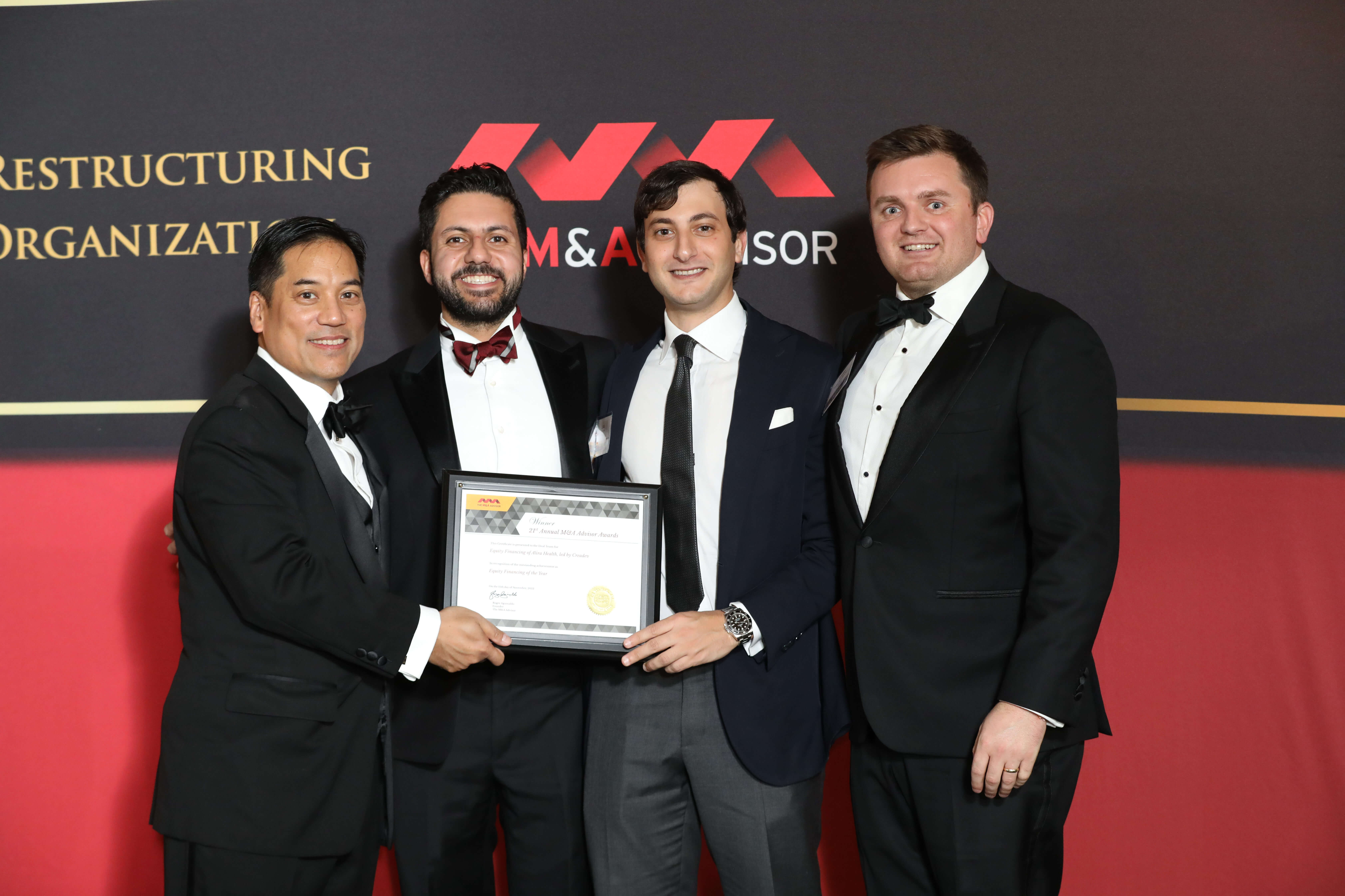M&A financing of the year award (1)